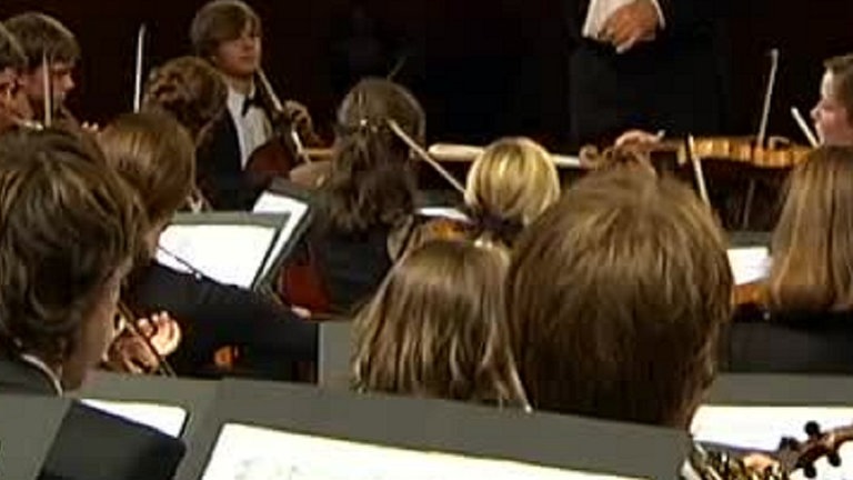 Das Jugendsinfonieorchester.