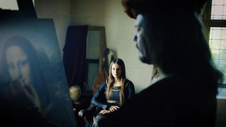 Leonardo da Vinci malt die Mona Lisa